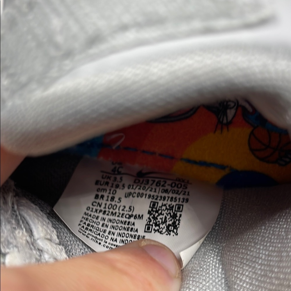 NWOT Nike Lebron Tune Squad Space Jam Kids Shoe SZ 4C - Picture 3 of 9